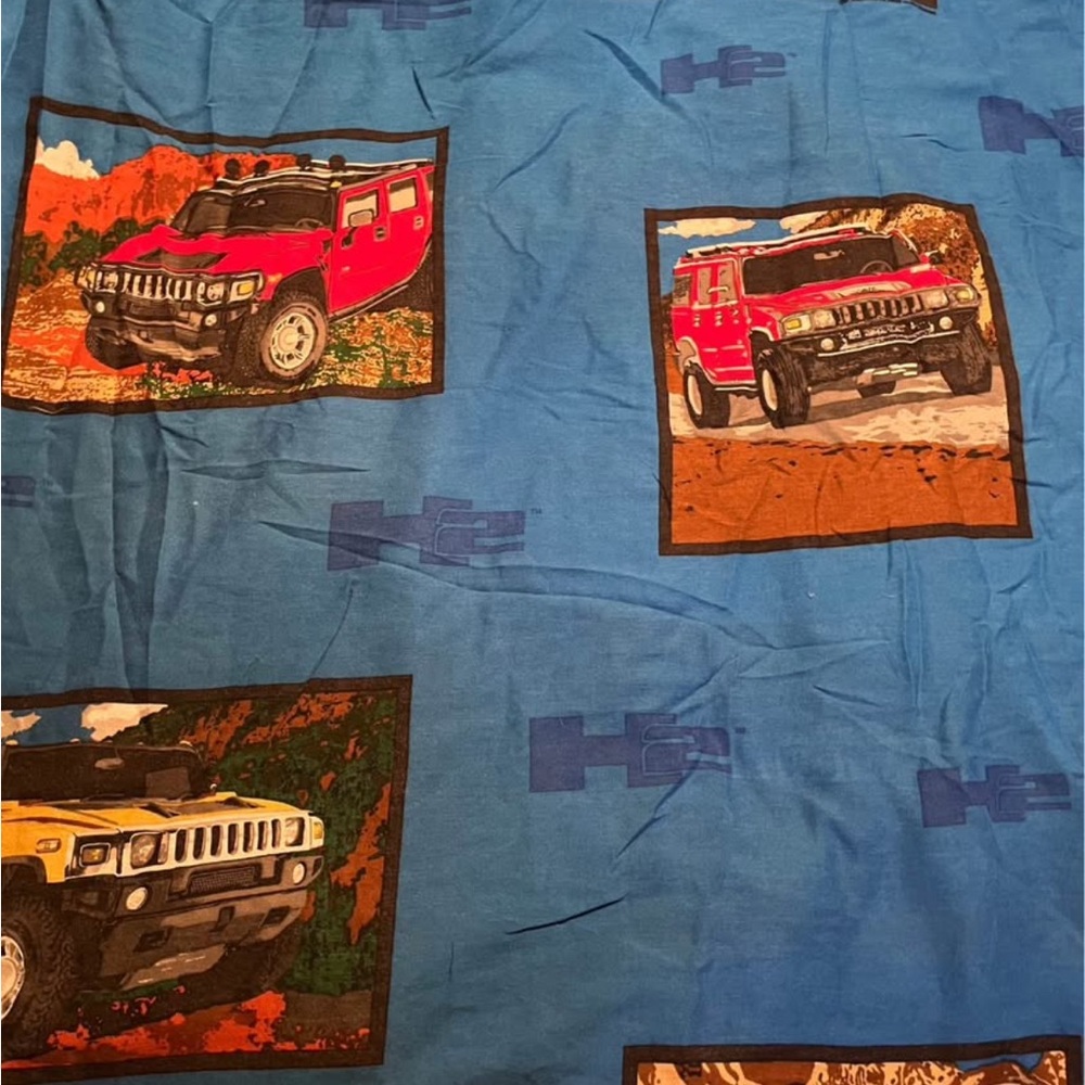 GM Hummer General Motors Twin Flatbed Bed Sheet